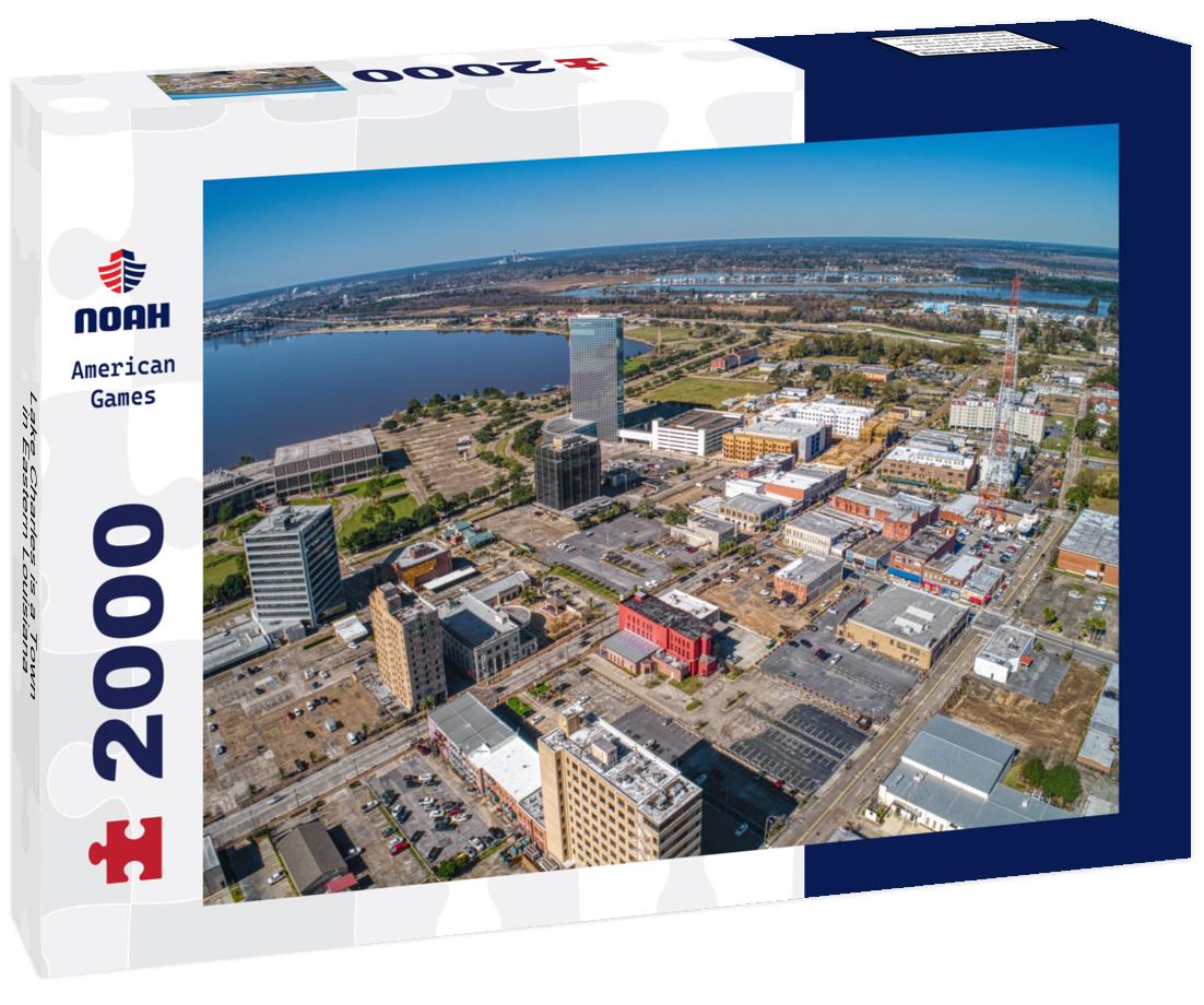 Noah Jigsaw Puzzle Lake Charles is a Town in Eastern Louisiana 2000 pieces
