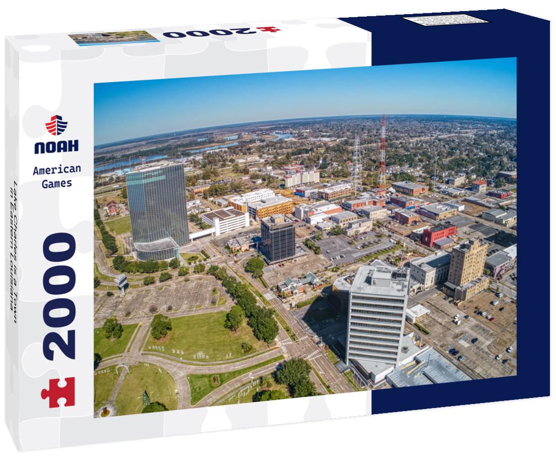 Noah Jigsaw Puzzle Lake Charles is a Town in Eastern Louisiana 2000 pieces