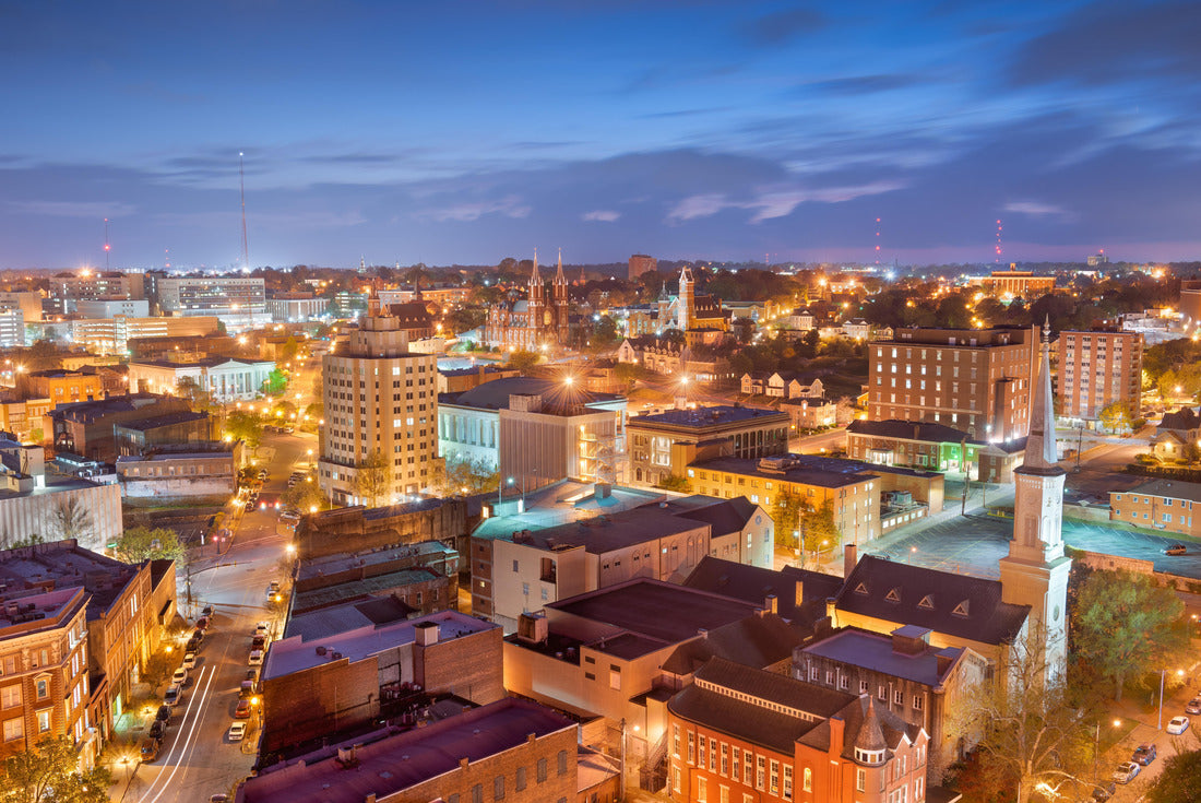 Noah Jigsaw Puzzle Macon, Georgia, USA downtown skyline at dusk 2000 pieces