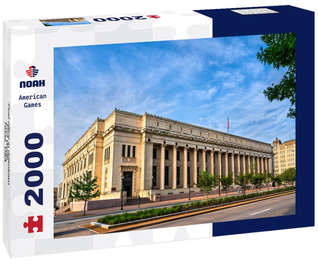 Noah Jigsaw Puzzle Post office in downtown Fort Worth - Texas, USA 2000 pieces