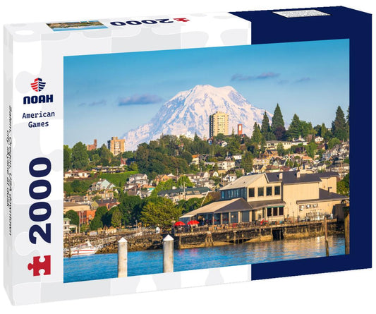 Noah Jigsaw Puzzle Salem, Oregon, USA downtown city skyline at dusk 2000 pieces