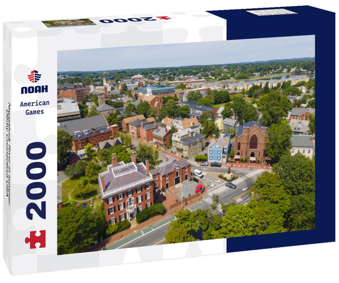 Noah Jigsaw Puzzle Naugatuck River in summer. Derby Connecticut USA 2000 pieces