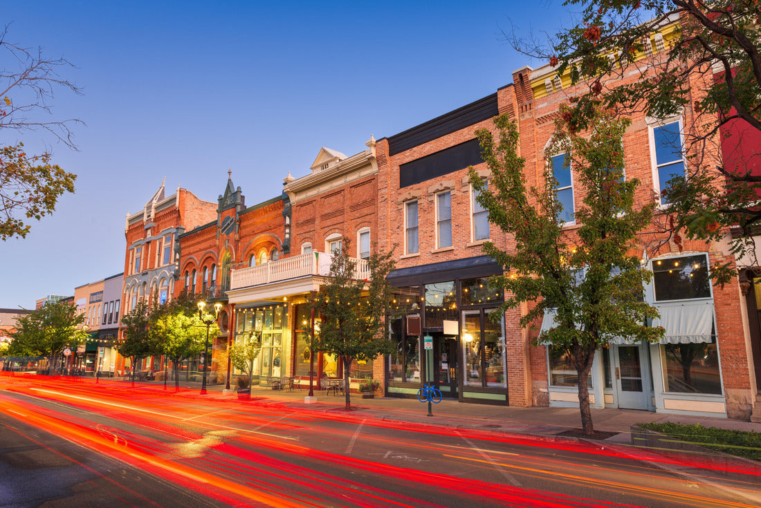 Noah Jigsaw Puzzle Provo, Utah, USA Center on Center Street at dusk 2000 pieces