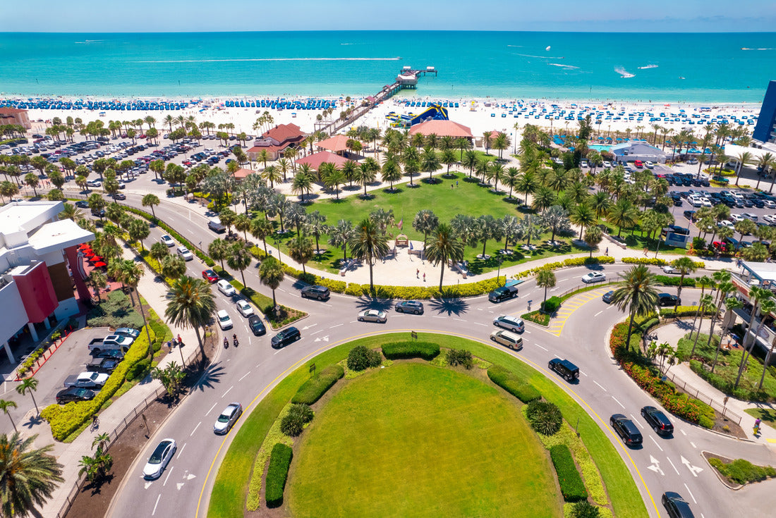 Noah Jigsaw Puzzle Florida beaches. Panorama of Clearwater Beach FL 2000 pieces