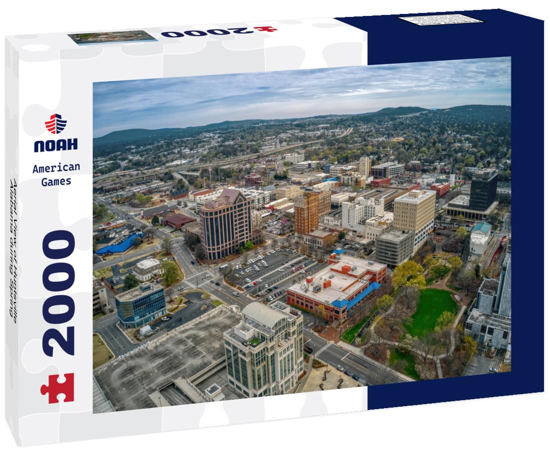 Noah Jigsaw Puzzle Aerial View of Huntsville, Alabama during Spring 2000 pieces