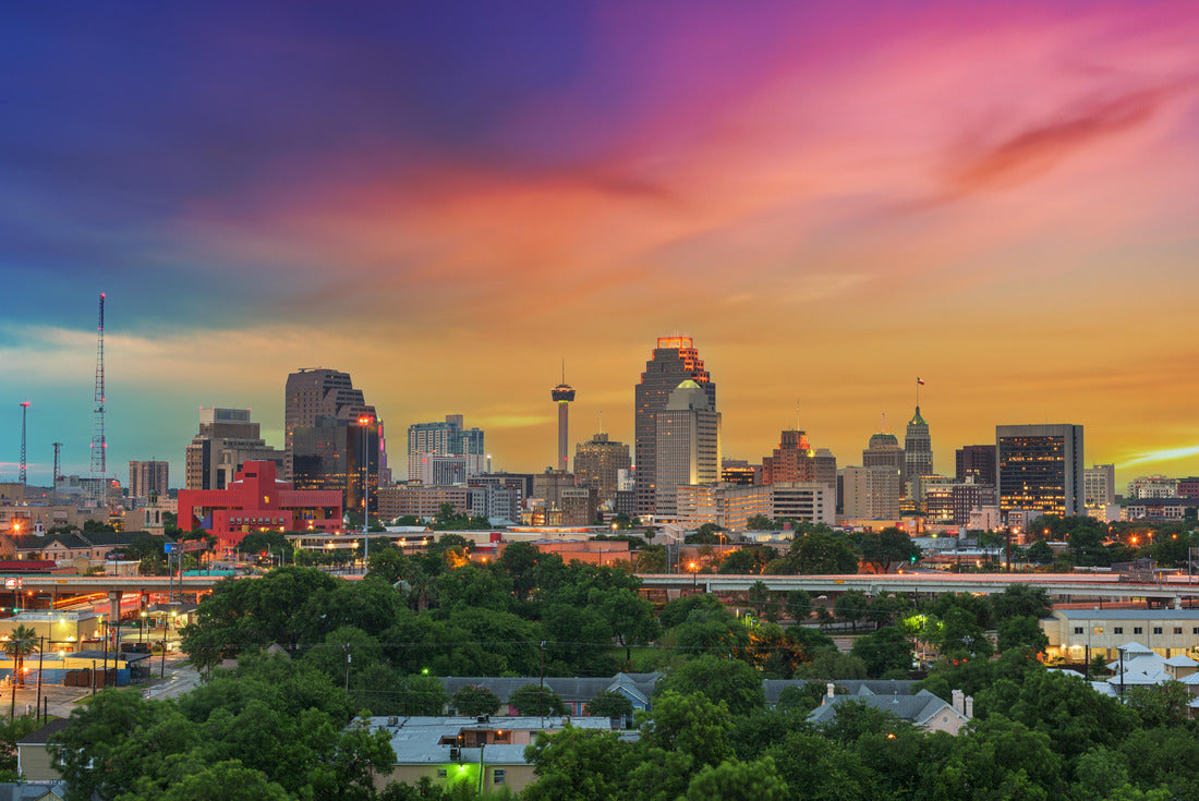 Noah Jigsaw Puzzle San Antonio, Texas, USA Downtown skyline at dusk 2000 pieces