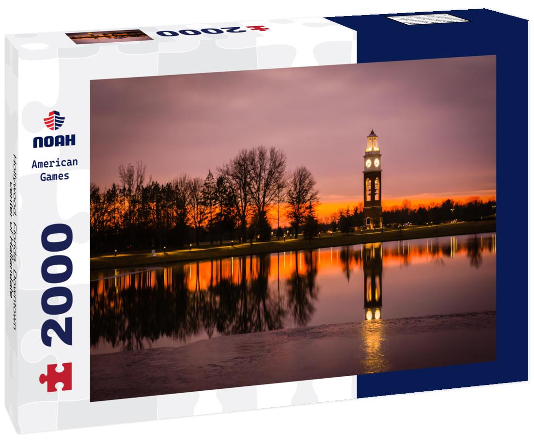 Noah Jigsaw Puzzle Hollywood, Florida. Downtown center of Hallandale 2000 pieces