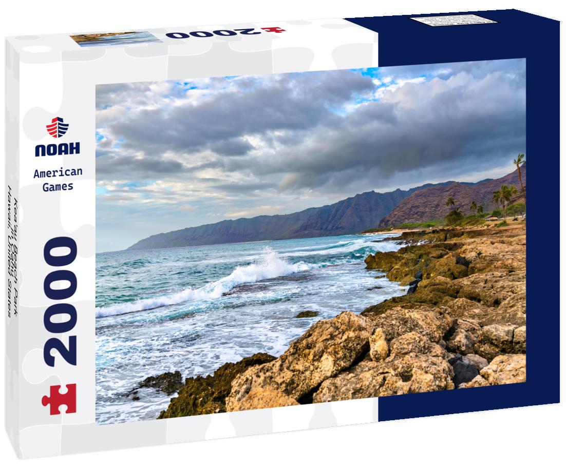 Noah Jigsaw Puzzle Kea'au Beach Park in Oahu - Hawaii, United States 2000 pieces