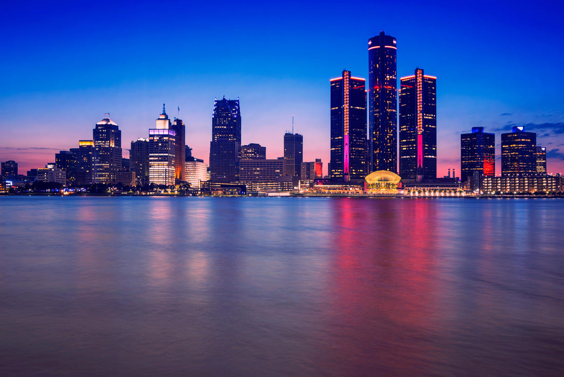 Noah Jigsaw Puzzle Youngstown, Ohio, USA downtown skyline at twilight 2000 pieces