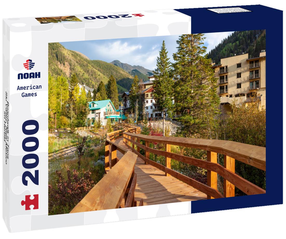 Noah Jigsaw Puzzle Boardwalk in Taos Ski Valley, New Mexico im Herbst 2000 pieces
