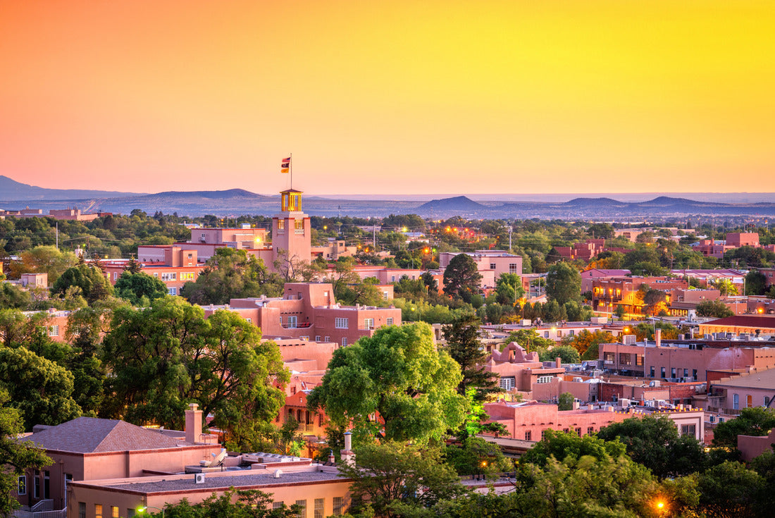 Noah Jigsaw Puzzle Santa Fe, New Mexico, USA downtown skyline at dusk 2000 pieces