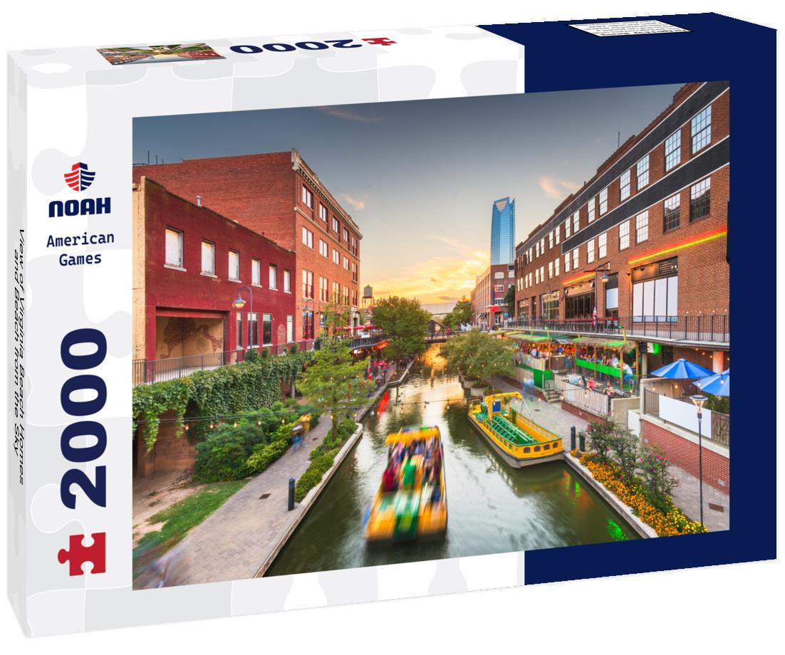 Noah Jigsaw Puzzle View of Virginia Beach Homes and Beach from the Sky 2000 pieces