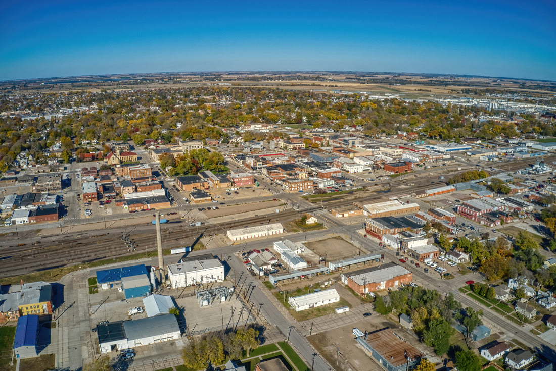 Noah Jigsaw Puzzle Aerial View of the small Town of Columbus, Nebraska 2000 pieces