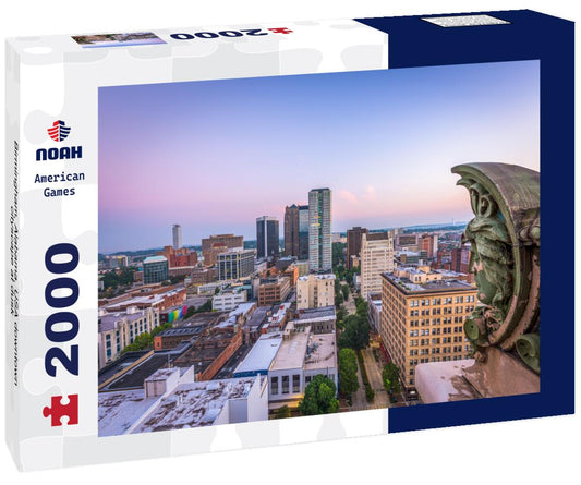 Noah Jigsaw Puzzle Birmingham, Alabama, USA downtown cityscape at dusk 2000 pieces