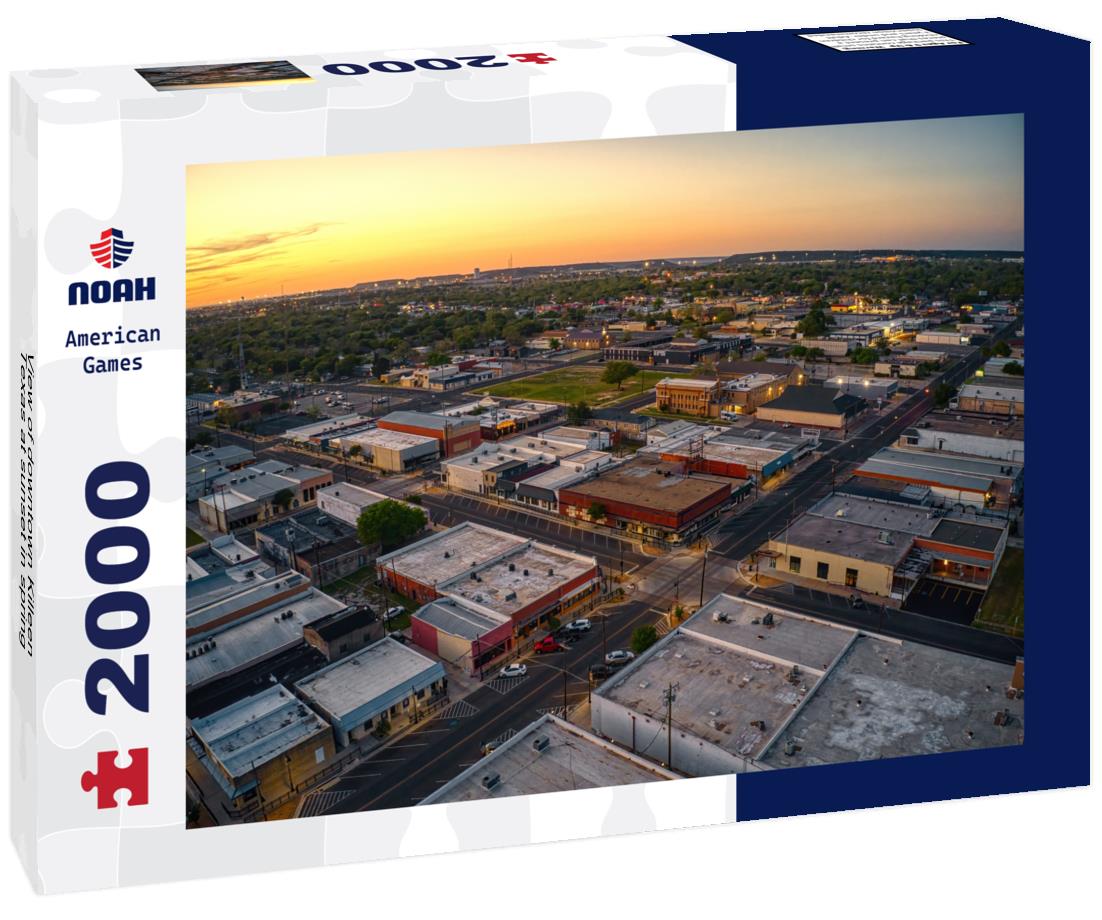 Noah Jigsaw Puzzle View of downtown Killeen, Texas at sunset in spring 2000 pieces