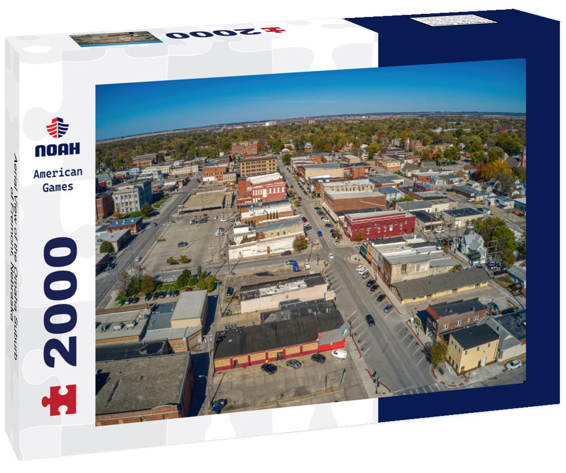 Noah Jigsaw Puzzle Aerial View of the Omaha Suburb of Fremont, Nebraska 2000 pieces