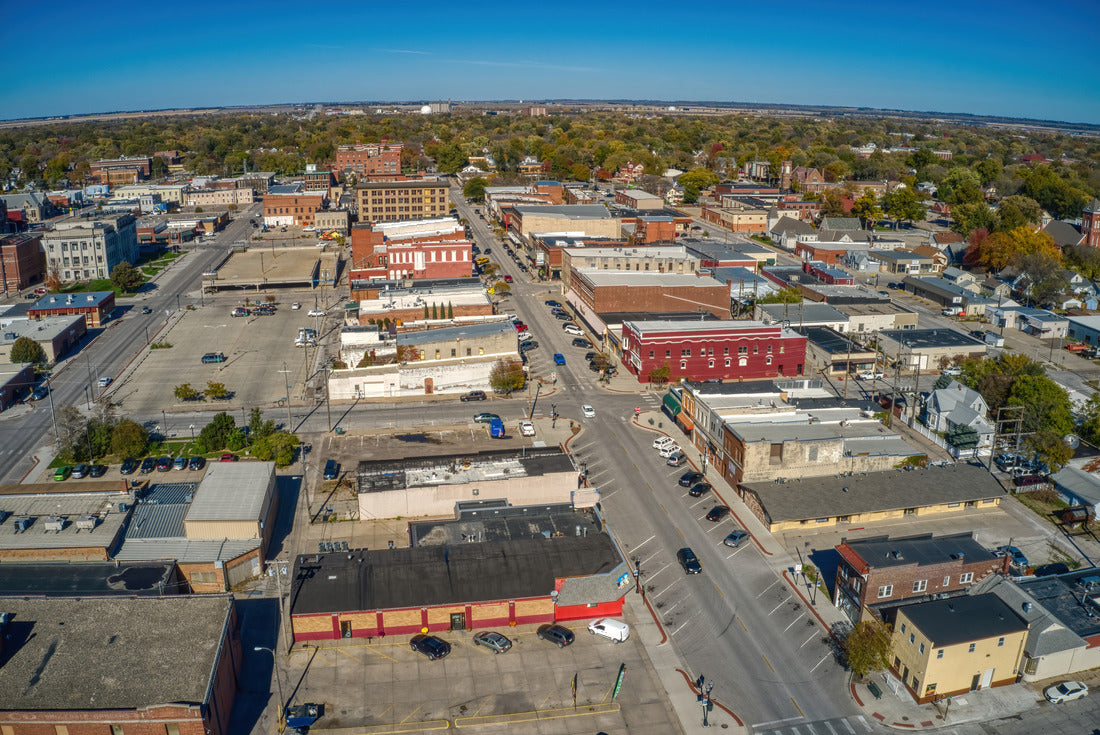 Noah Jigsaw Puzzle Aerial View of the Omaha Suburb of Fremont, Nebraska 2000 pieces