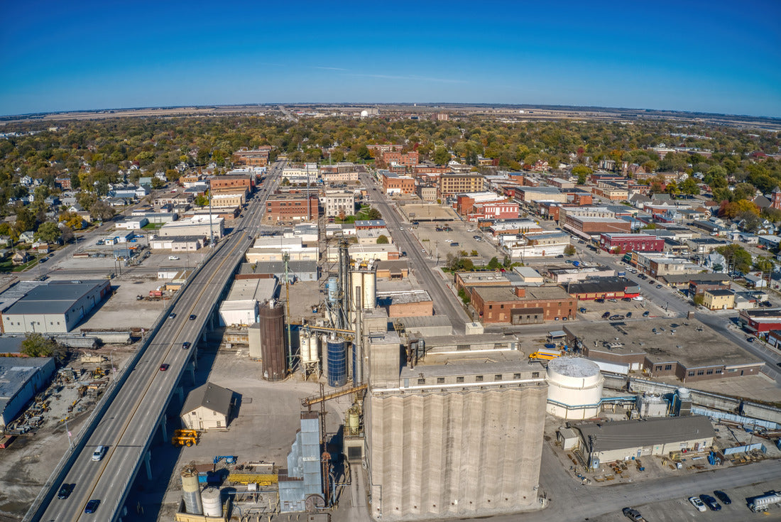 Noah Jigsaw Puzzle Aerial View of the Omaha Suburb of Fremont, Nebraska 2000 pieces
