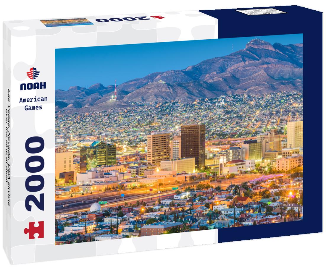 Noah Jigsaw Puzzle Las Vegas, Nevada, USA skyline over the strip at dusk 2000 pieces
