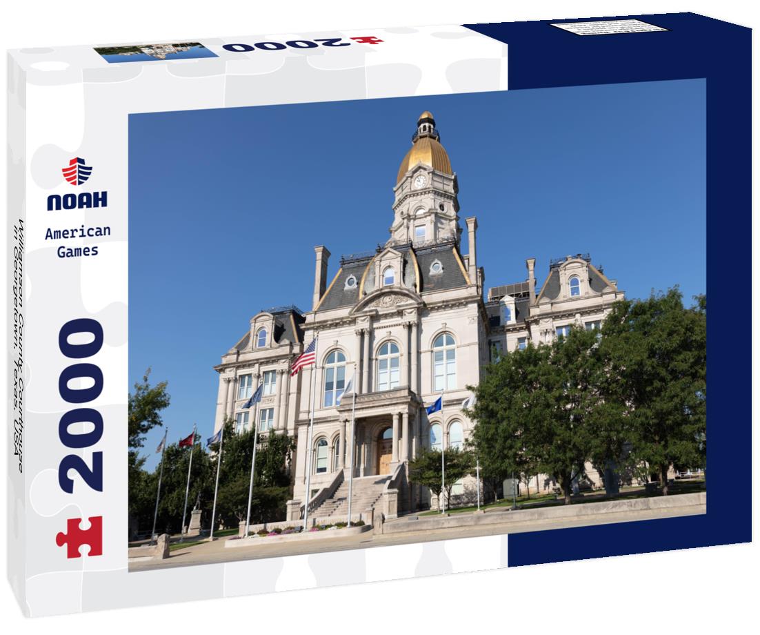 Noah Jigsaw Puzzle Williamson County Courthouse in Georgetown, Texas, USA 2000 pieces