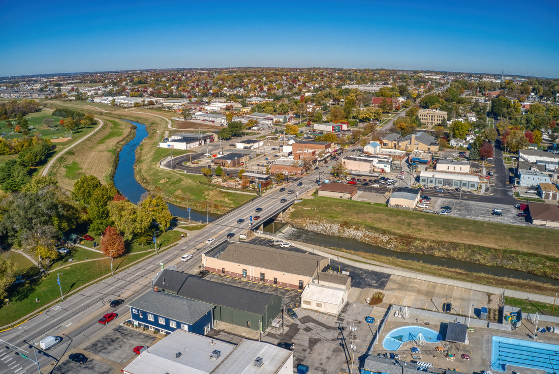 Noah Jigsaw Puzzle Aerial View of the Omaha Suburb of Papillion, Nebraska 2000 pieces