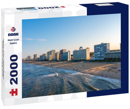 Noah Jigsaw Puzzle skyline of the Virginia Beach Oceanfront looking South 2000 pieces