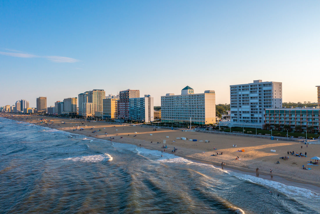 Noah Jigsaw Puzzle skyline of the Virginia Beach Oceanfront looking South 2000 pieces