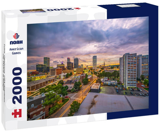 Noah Jigsaw Puzzle Tulsa, Oklahoma, USA downtown city skyline at twilight 2000 pieces