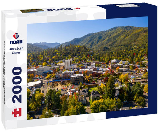 Noah Jigsaw Puzzle Salt Lake City, Utah, USA downtown city skyline at dusk 2000 pieces