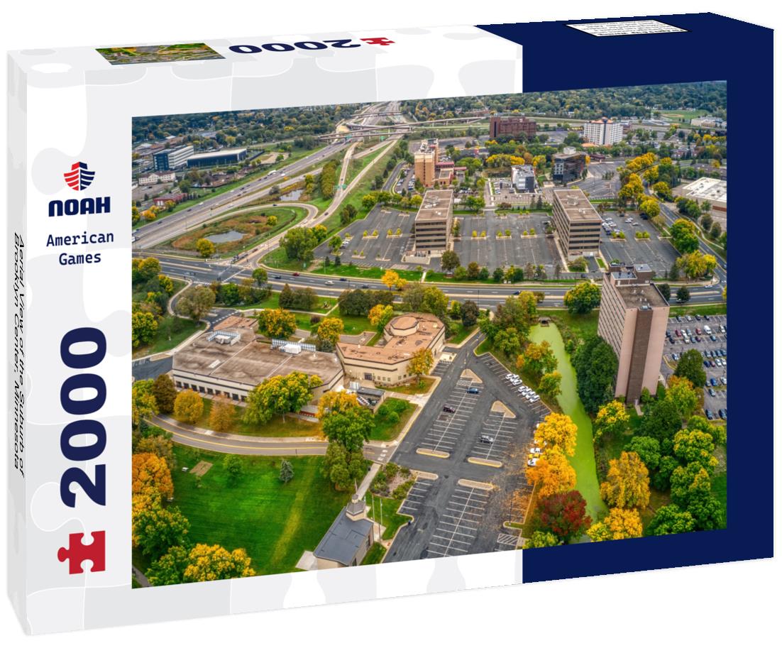 Noah Jigsaw Puzzle Aerial View of the Suburb of Brooklyn Center, Minnesota 2000 pieces
