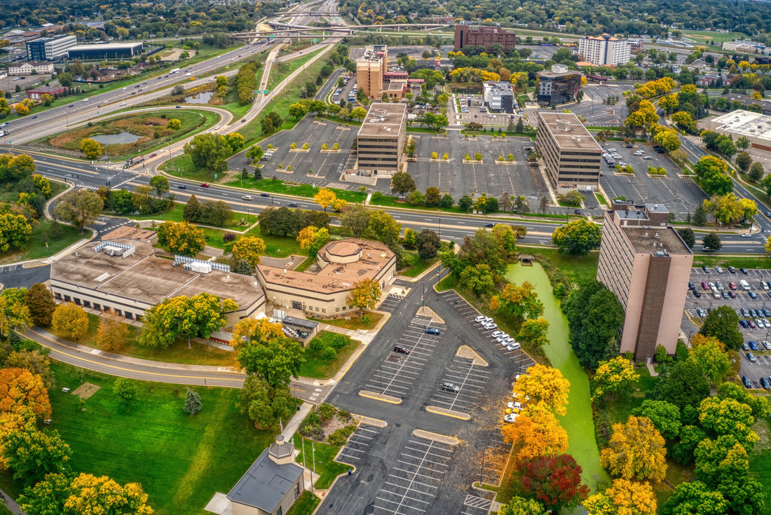 Noah Jigsaw Puzzle Aerial View of the Suburb of Brooklyn Center, Minnesota 2000 pieces