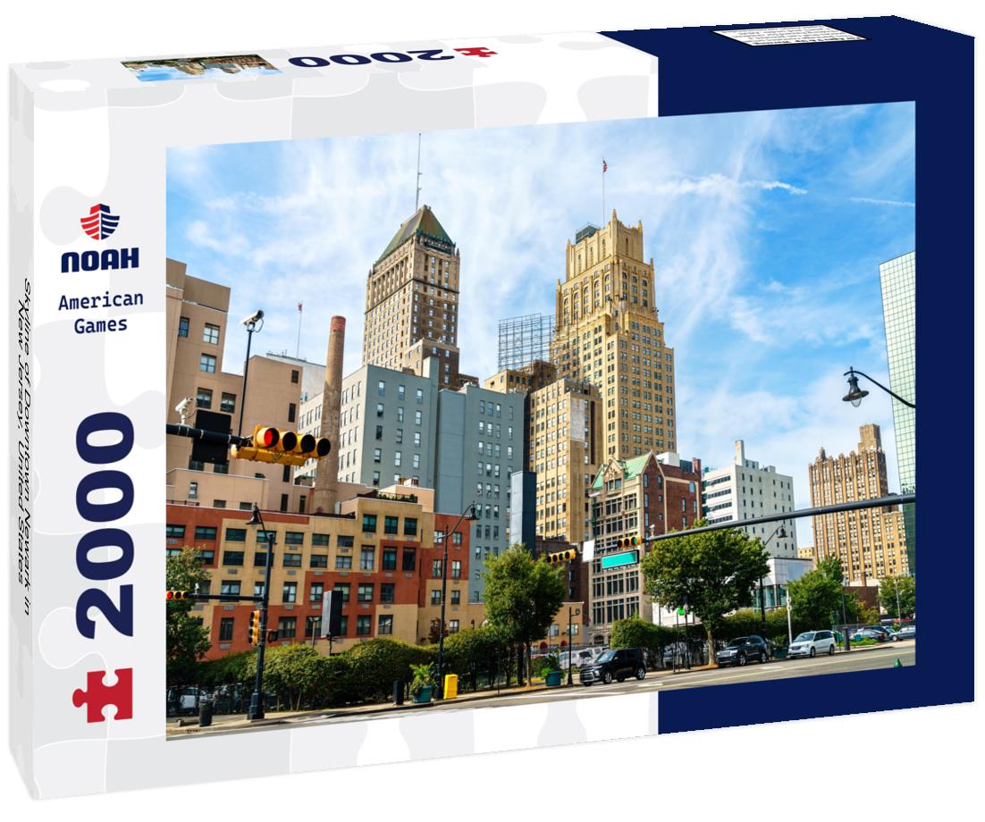 Noah Jigsaw Puzzle Skyline of Downtown Newark in New Jersey, United States 2000 pieces