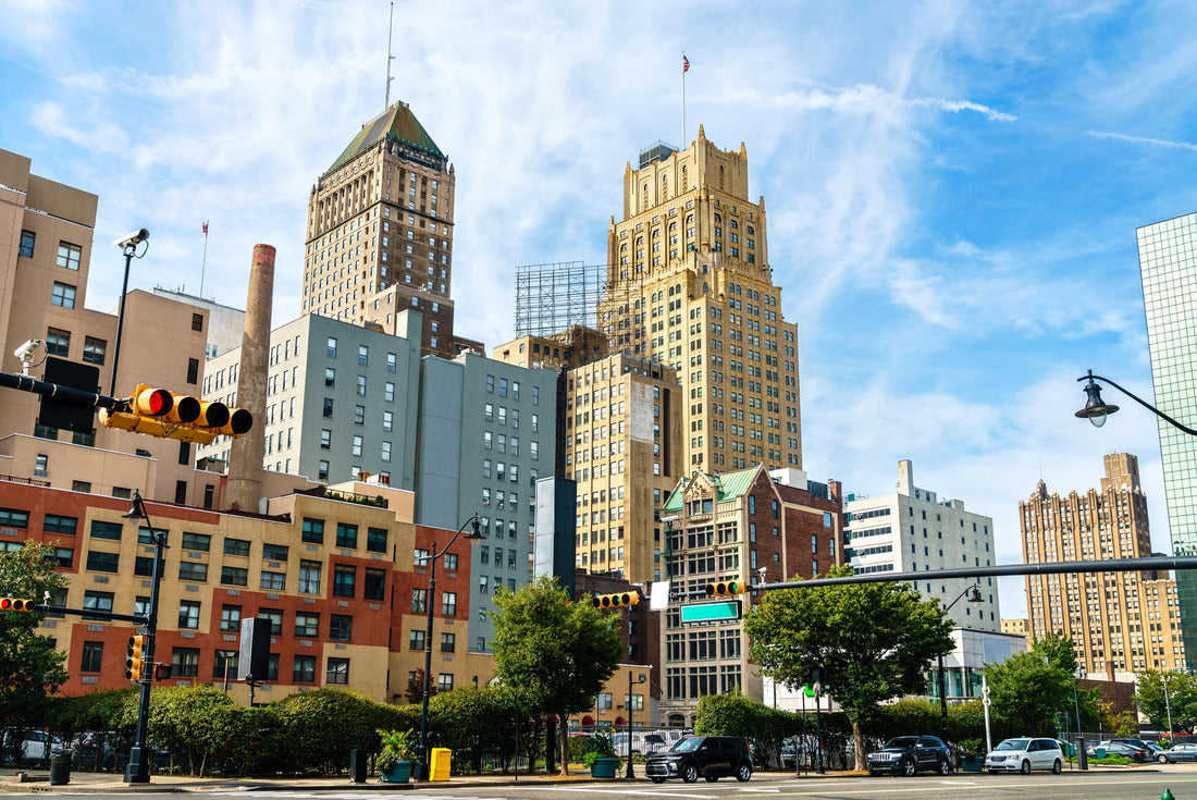 Noah Jigsaw Puzzle Skyline of Downtown Newark in New Jersey, United States 2000 pieces