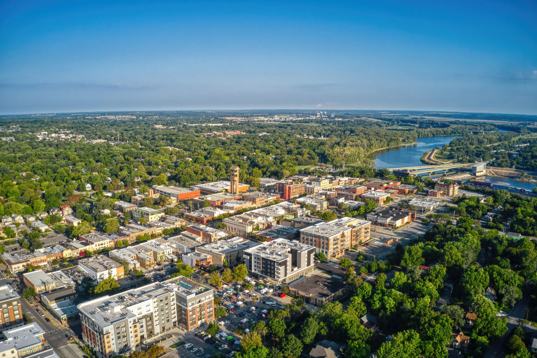 Noah Jigsaw Puzzle Aerial View of Lawrence, Kansas and its State University 2000 pieces