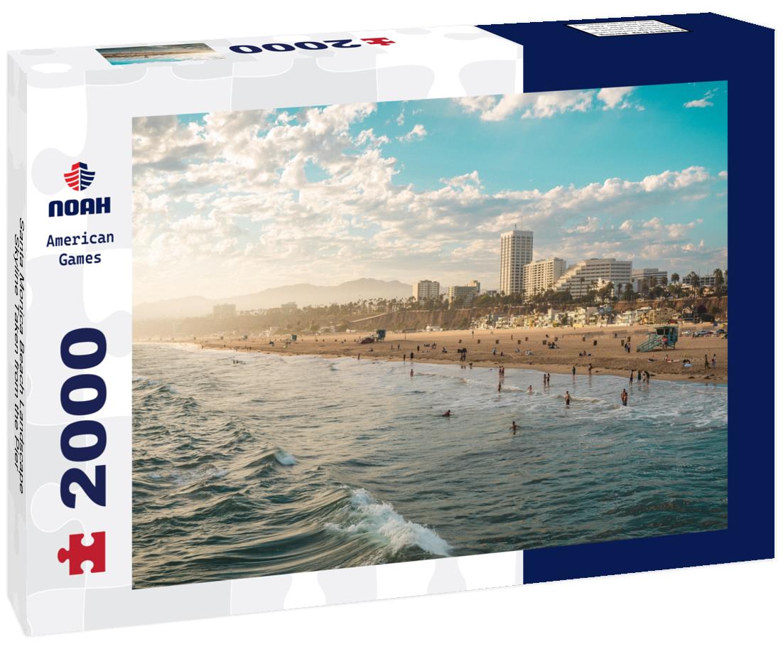 Noah Jigsaw Puzzle Santa Monica Beach Landscape Skyline Taken from the Pier 2000 pieces