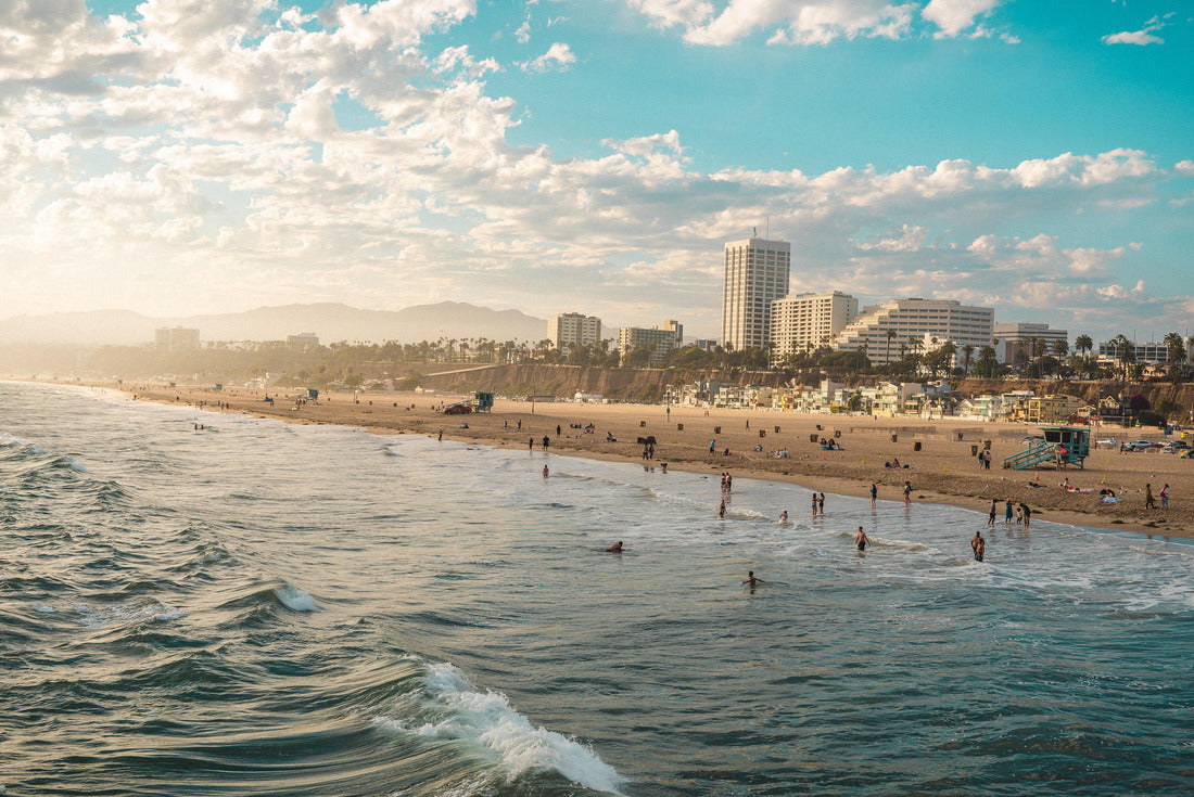 Noah Jigsaw Puzzle Santa Monica Beach Landscape Skyline Taken from the Pier 2000 pieces
