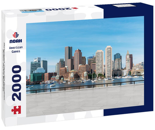 Noah Jigsaw Puzzle Skyscrapers Cityscape Downtown, Boston Skyline Buildings 2000 pieces