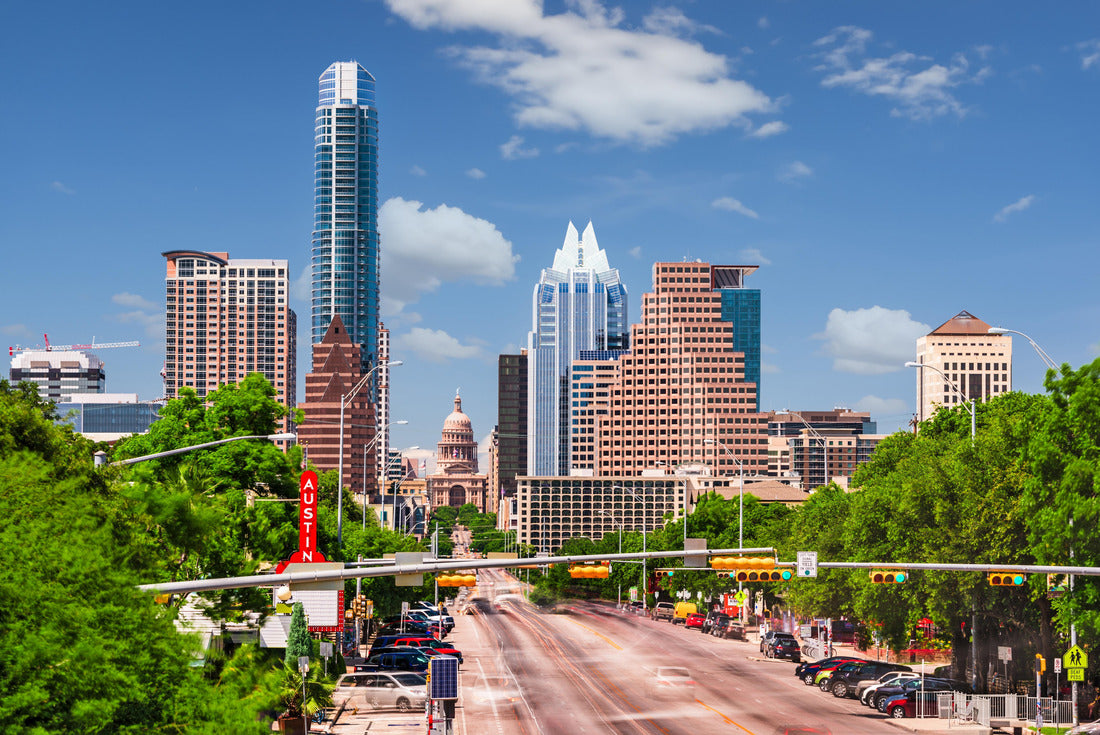 Noah Jigsaw Puzzle Austin, Texas, USA Downtown cityscape on Congress Avenue 2000 pieces