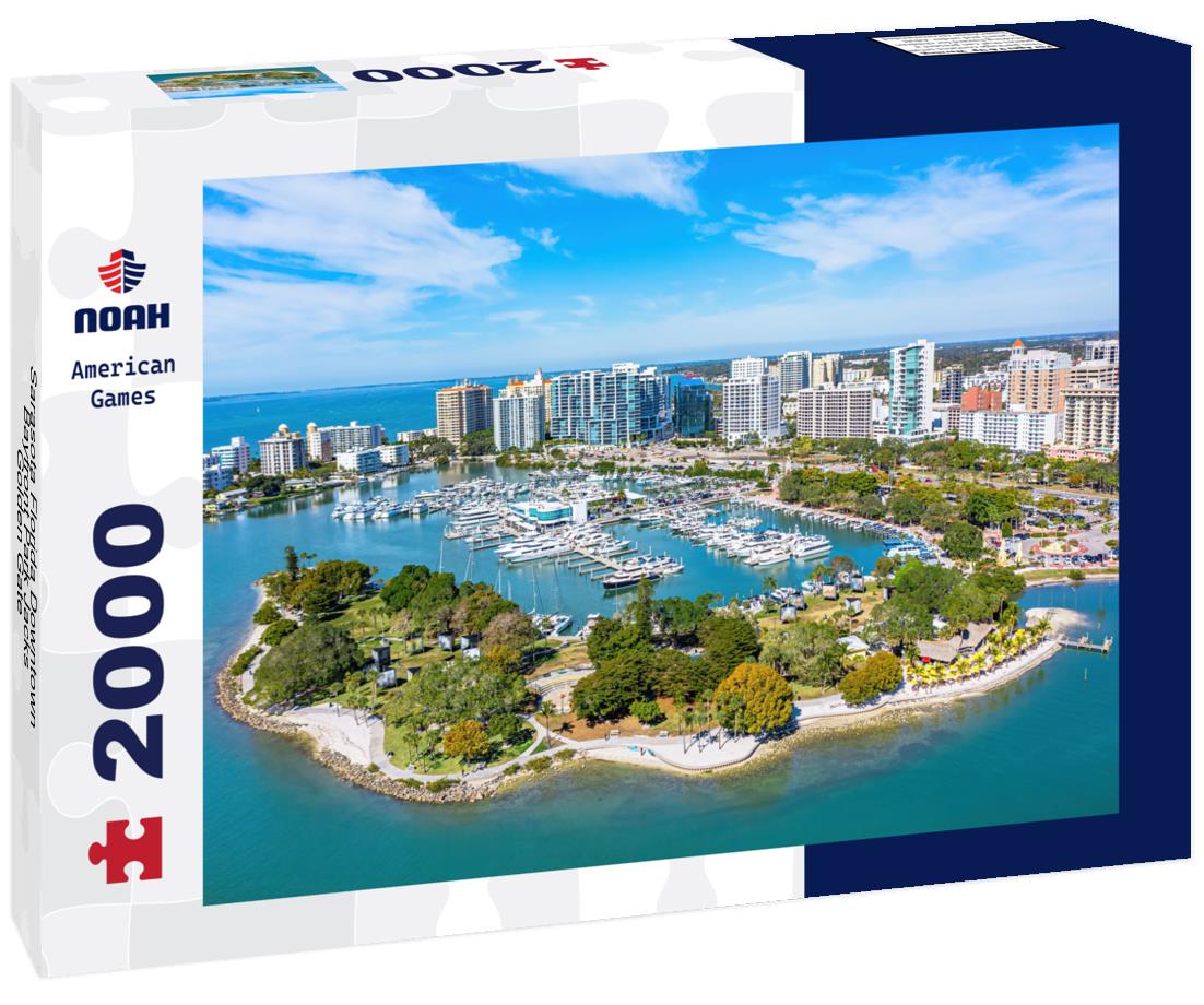 Noah Jigsaw Puzzle Sarasota Florida Downtown Bayfront Park Jacks Golden Gate 2000 pieces