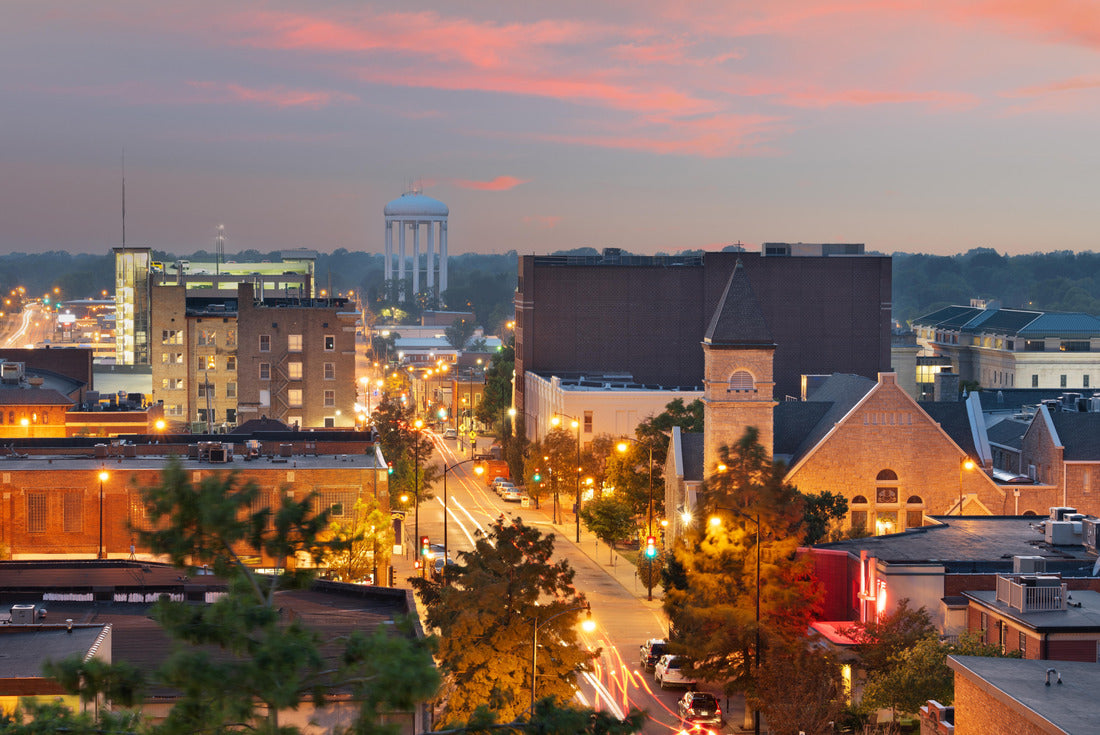 Noah Jigsaw Puzzle Columbia, Missouri, USA downtown city skyline at twilight 2000 pieces