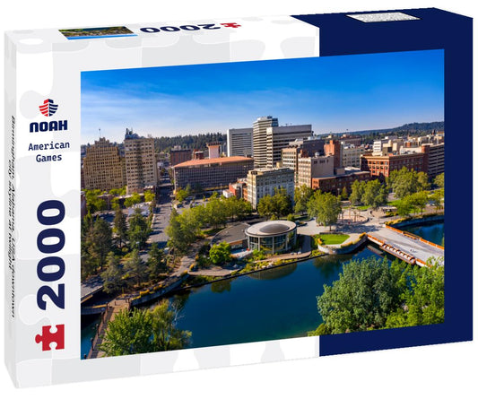 Noah Jigsaw Puzzle Birmingham, Alabama, USA downtown city skyline at twilight 2000 pieces