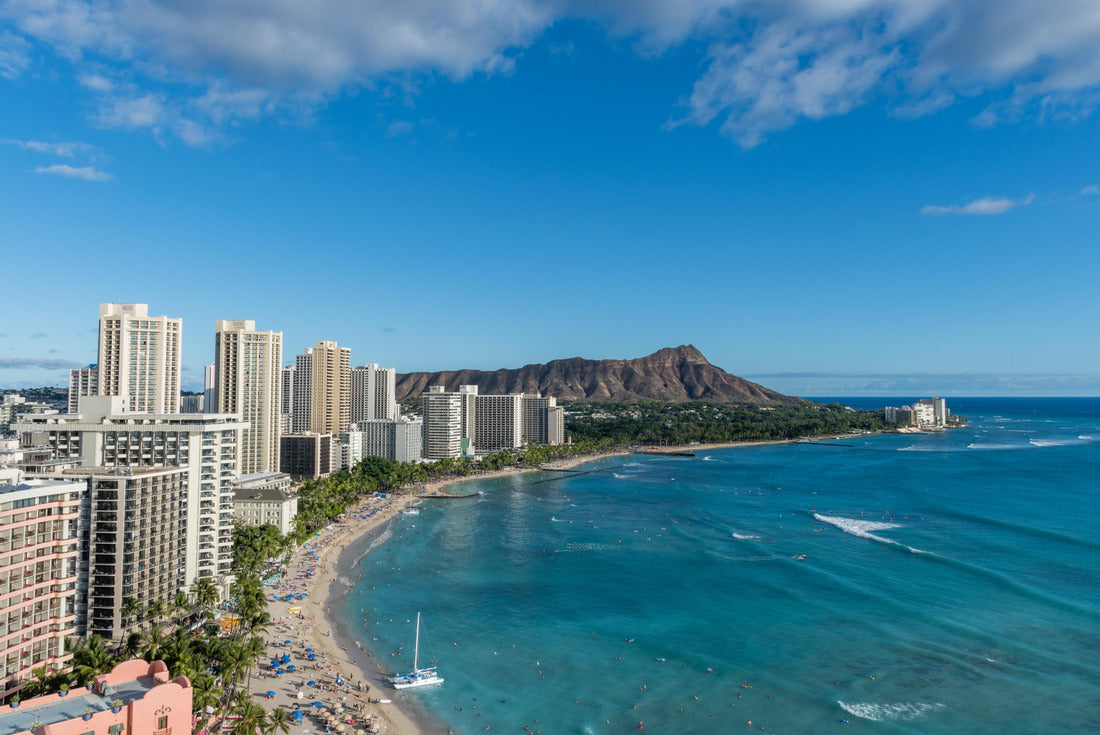 Noah Jigsaw Puzzle Panoramasicht auf den Strand von Waikiki, Honolulu, Hawaii 2000 pieces