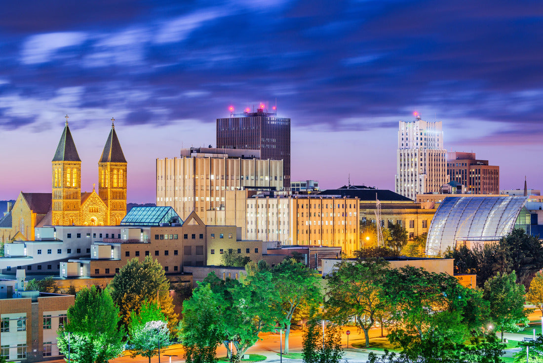 Noah Jigsaw Puzzle Albuquerque, New Mexico, USA downtown cityscape at twilight 2000 pieces