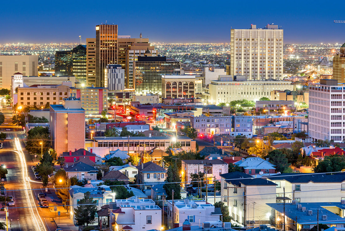 Noah Jigsaw Puzzle Albuquerque, New Mexico, USA downtown cityscape at twilight 2000 pieces
