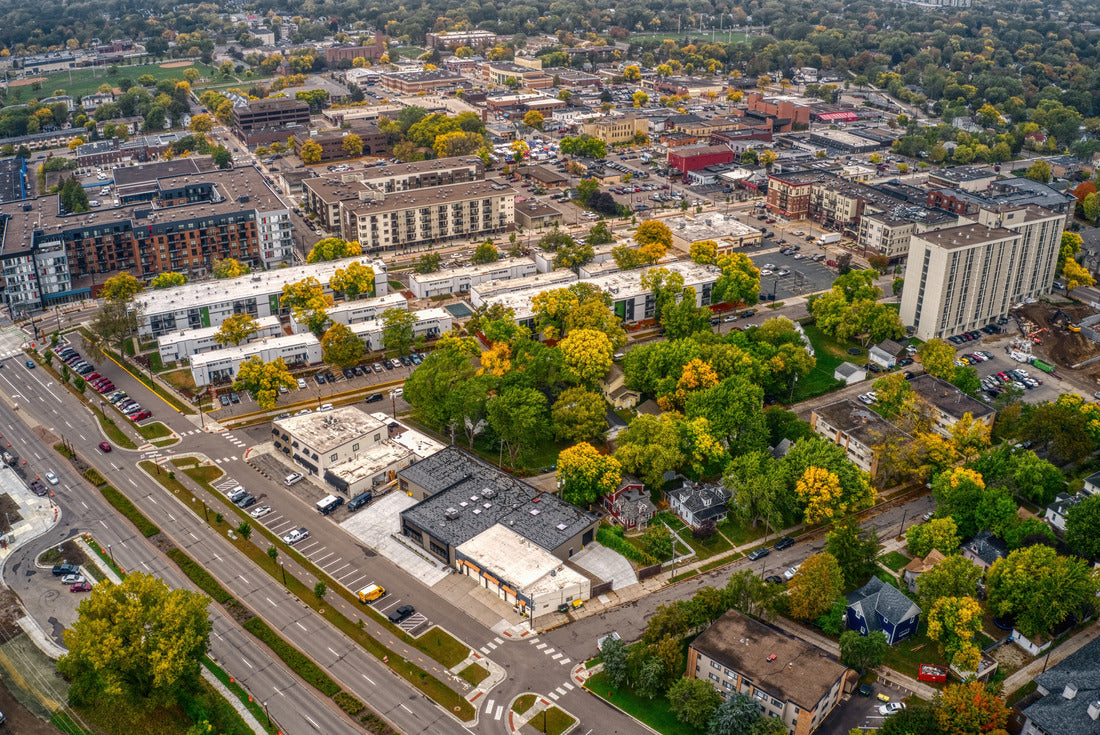 Noah Jigsaw Puzzle Aerial View of the Twin Cities Suburb of Hopkins, Minnesota 2000 pieces