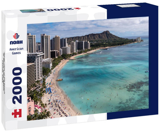 Noah Jigsaw Puzzle Aerial view of the beach at Sunny Isles. Miami. Florida. USA 2000 pieces