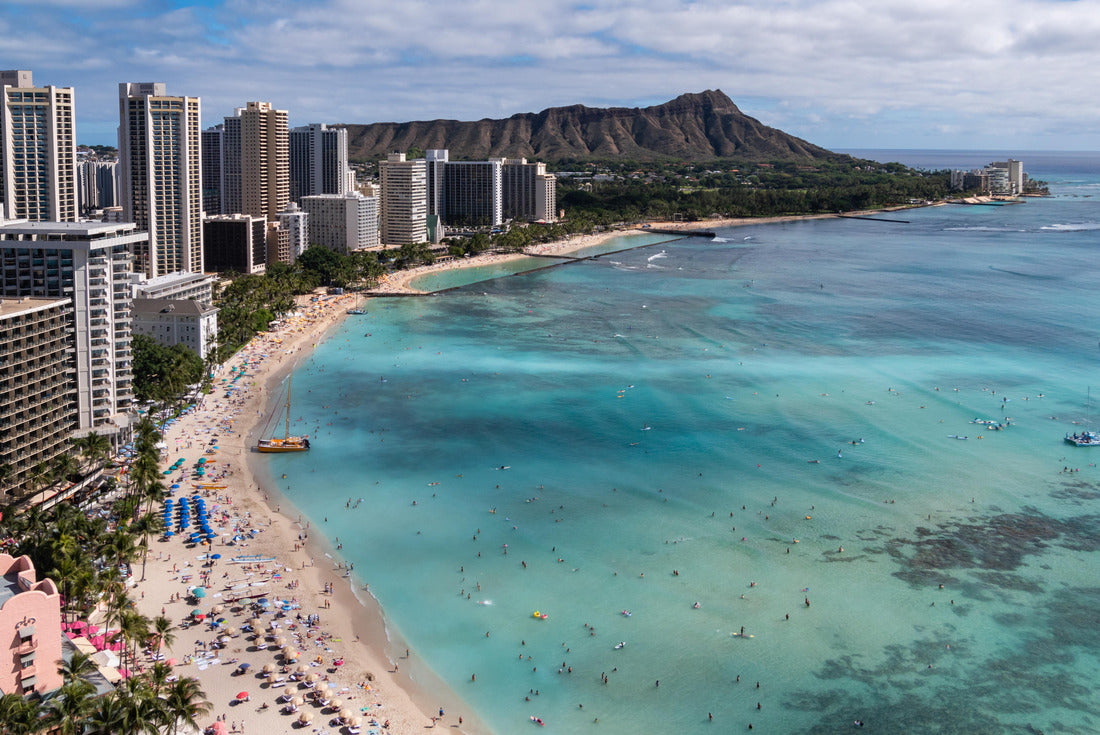 Noah Jigsaw Puzzle Aerial view of the beach at Sunny Isles. Miami. Florida. USA 2000 pieces