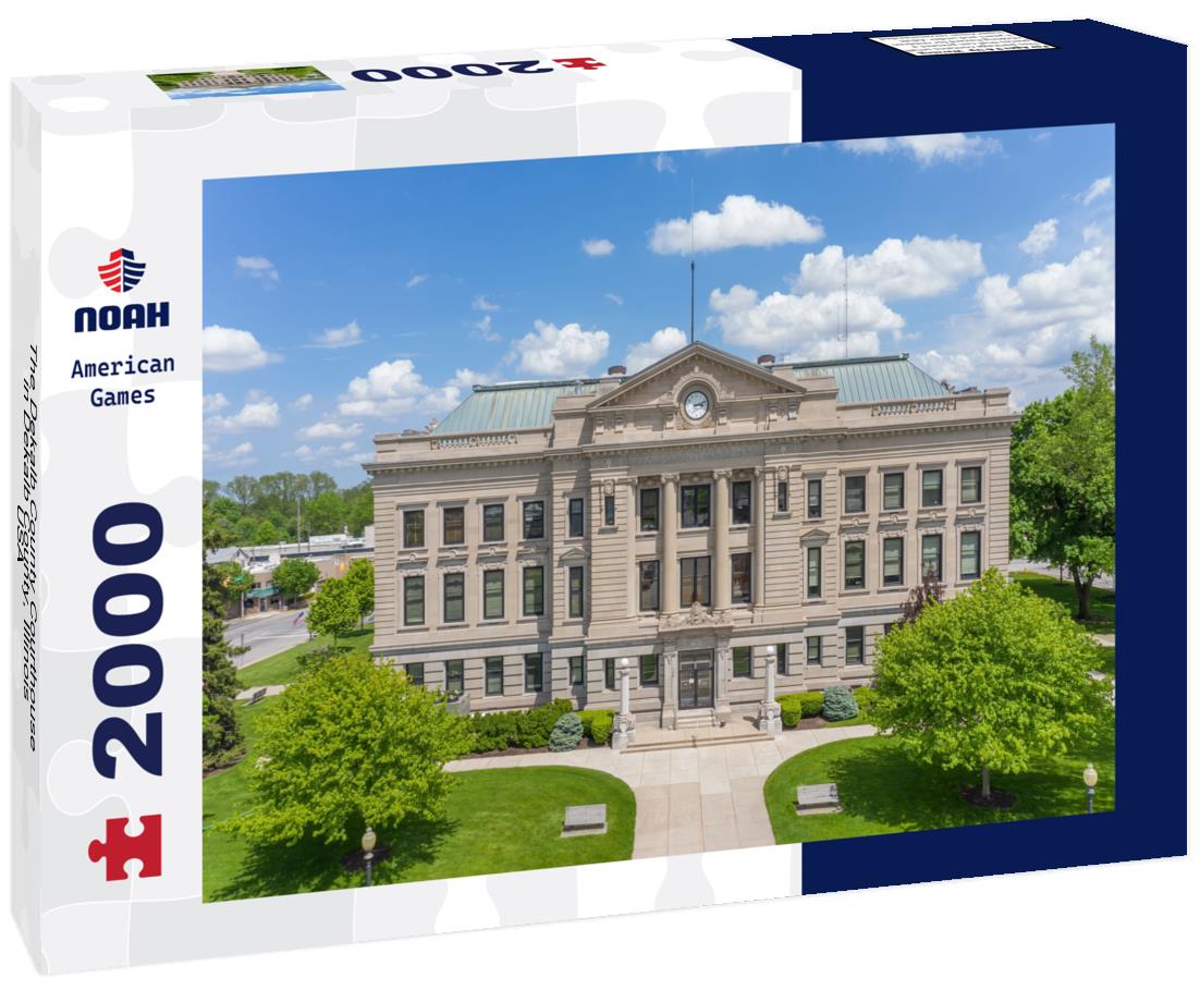 Noah Jigsaw Puzzle The Dekalb County Courthouse in Dekalb County, Illinois, USA 2000 pieces