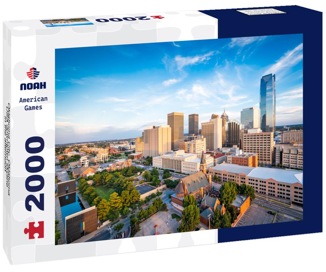 Noah Jigsaw Puzzle Oklahoma City, Oklahoma, USA downtown skyline in the afternoon 2000 pieces