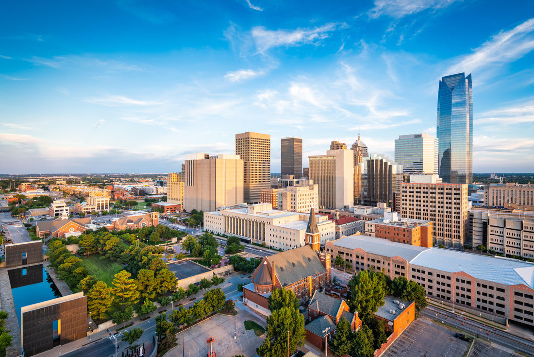 Noah Jigsaw Puzzle Oklahoma City, Oklahoma, USA downtown skyline in the afternoon 2000 pieces